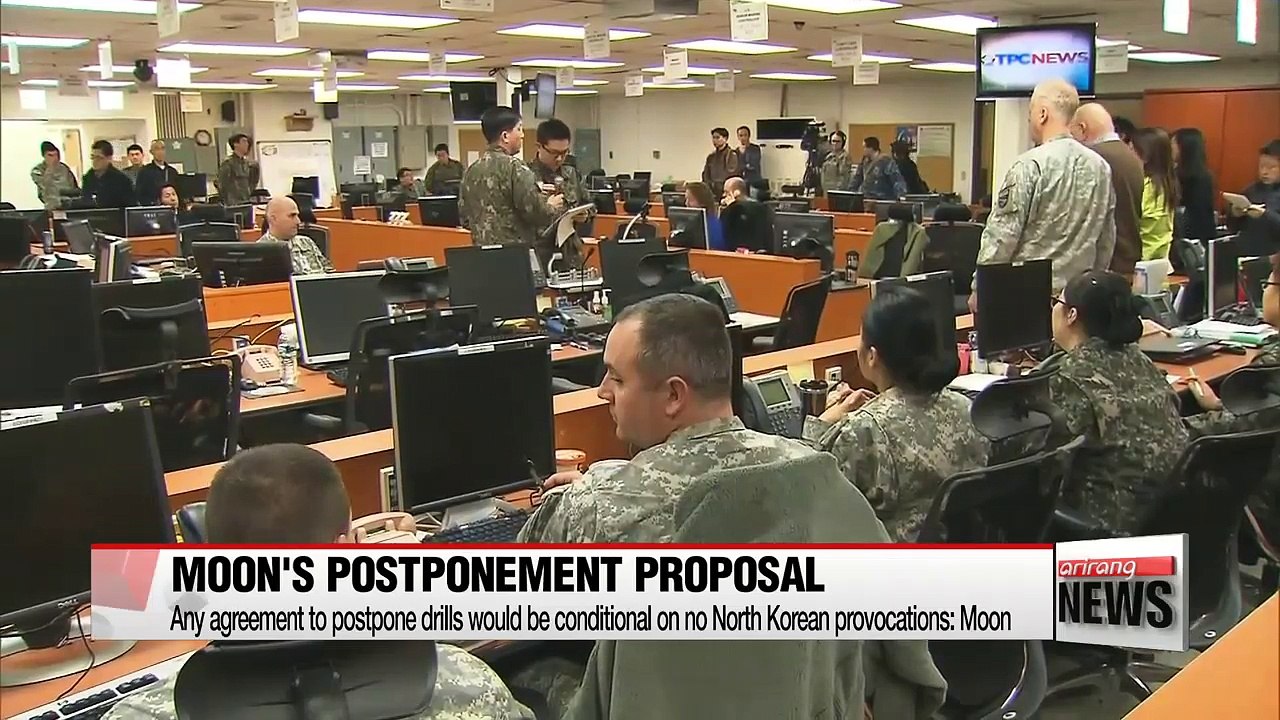 U.S. pours cold water on President Moon's drill postponement proposal