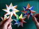 折り紙 スターリース（8枚）の折り方  Origami Star wreath-4conxD4x6v4