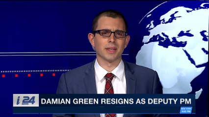 i24NEWS DESK | Damian Green resigns as deputy PM | Wednesday, December 20th 2017