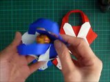 折り紙 ミッフィーのバック 簡単な折り方（niceno1）Origami Miffy Bag tutorial-BOKIjkIdfaA