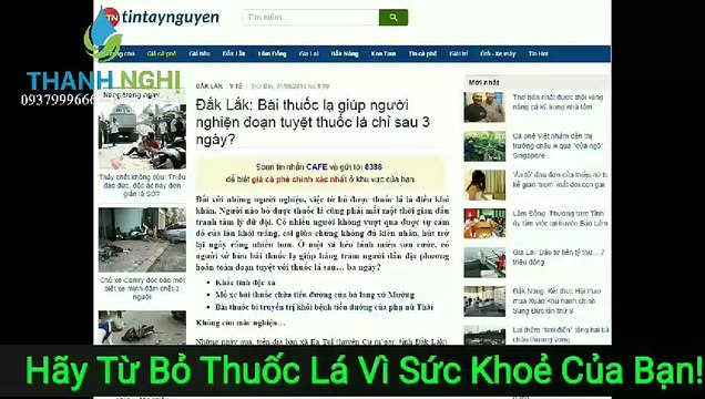 Thuốc Cai Thuốc Lá Thầy Nghị Có Tốt Không?