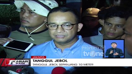 Tanggul Jatipadang Jebol Akibat Tak Kuat Menahan Arus Air Kali