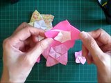 折り紙 桃の花  折り方（niceno1）Origami Flower peach-8fJCohE4vFc