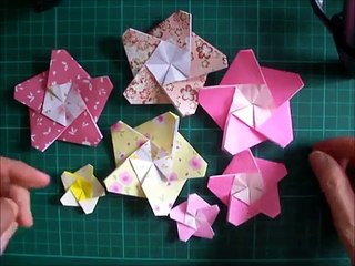 折り紙 梅の花 折り方（niceno1）Origami Flower plum-AOQwvwVho7w