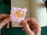 折り紙 猫のバスケット しおり 簡単な折り方（niceno1）Origami cat in the basket bookmark-QFN4GmFXB30