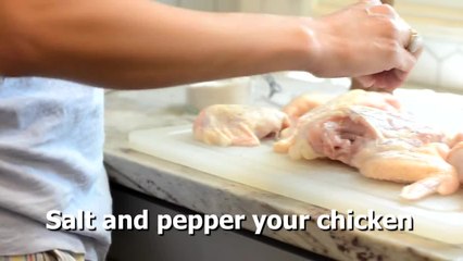 Lemon Roasted Chicken with Cauliflower