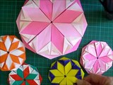 折り紙 花のコースターの簡単な折り方（niceno1）Origami Flower coaster tutorial-4vWH1BuRKhA