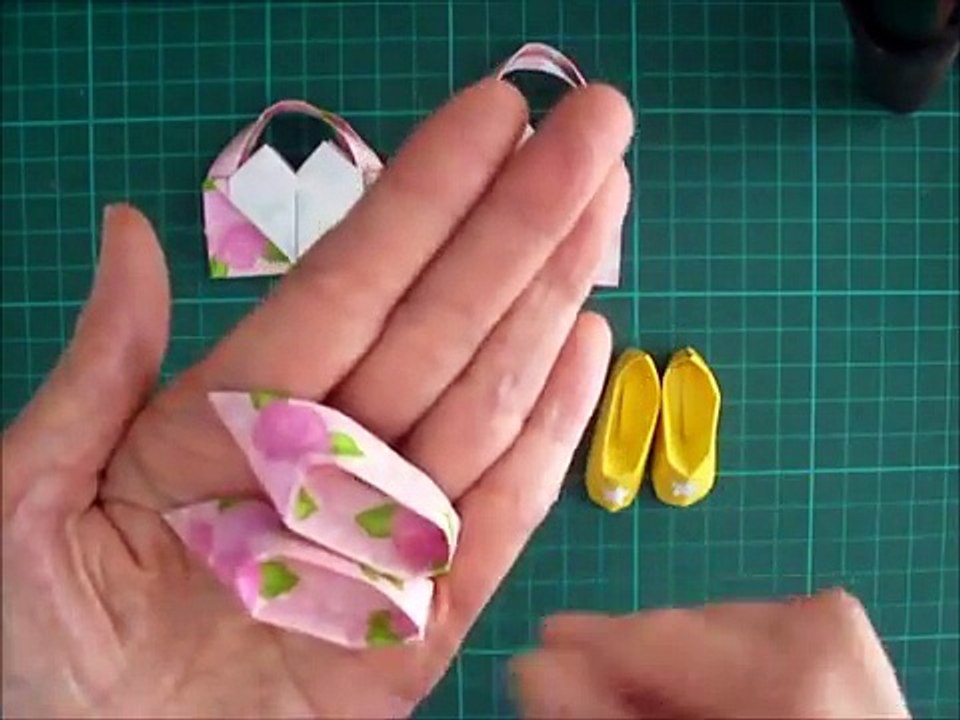 折り紙 靴 立体 簡単な折り方（niceno1）Origami shoes-oVajYwQeB-U