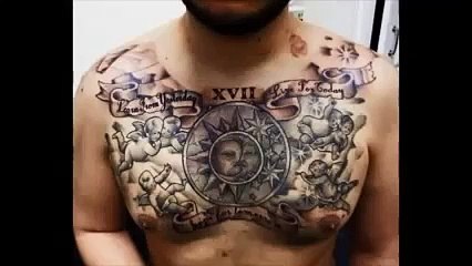 Tattoos _ Idéias de tatuagem de Tórax para Homens-G1OS337yrZA