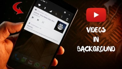 How to play any youtube videos in background