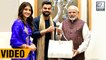 Virat Kohli & Anushka Sharma Receive Wedding Gifts From PM Narendra Modi