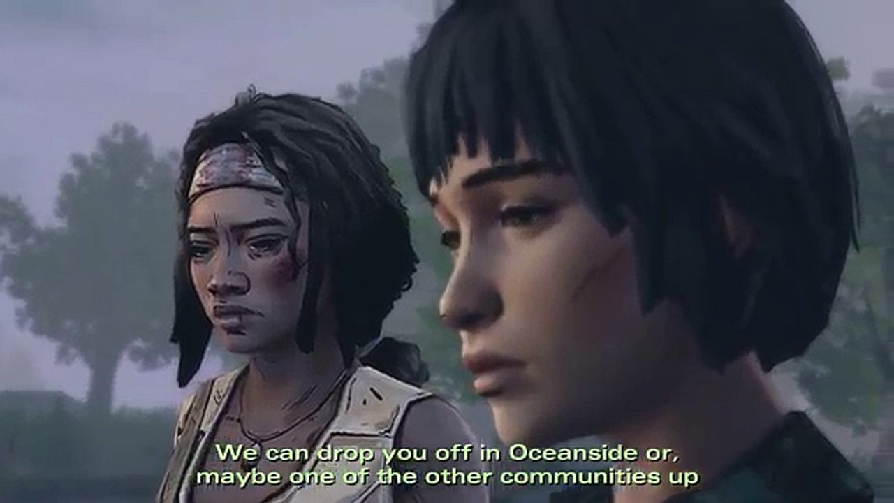 The Walking Dead Michonne Episode 3 All Endings - Leave Daughters | Stay With Daughters (Choices)