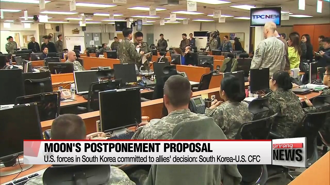 U.S. pours cold water on President Moon's drill postponement proposal