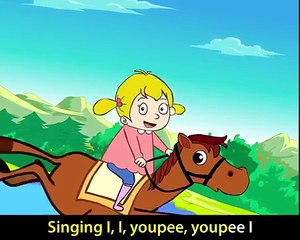 Elle descend de la montagne à cheval - YouTube