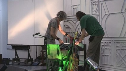 Fusión de colores y sonidos del artista Taddei llegan desde Suiza a Uruguay