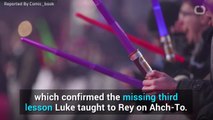 'Star Wars: The Last Jedi' Deleted Scene Reveals Luke's Third Lesson to Rey