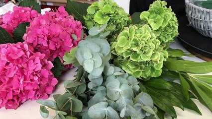 Hydrangea Basket Arrangement - How To Make-LCEn2IFJzJI