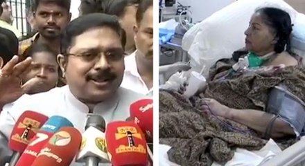 ஜெ. சிகிச்சை வீடியோவை சாமர்த்தியமாக மக்களுக்கு நினைவூட்டிய தினகரன்!- வீடியோ