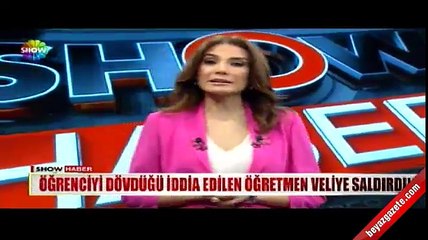 Dayakçı öğretmen veliye de saldırdı