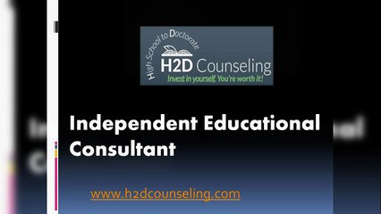 Independent Educational Consultant - h2dcounseling