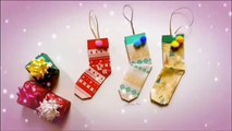 折り紙 クリスマス 靴下      Origami Socks-1oWiLd2bGv8