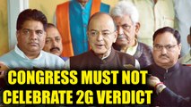 2G spectrum verdict : Jaitley says Congress must not consider ruling as certificate | Oneindia news