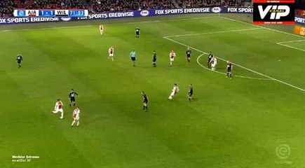 Kasper Dolberg  Goal HD - Ajax	2-1	Willem II 24.12.2017