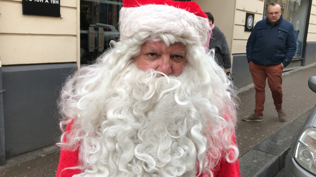 Le Père Noël en visite