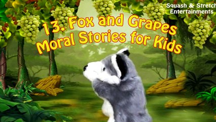 Fox Grapes Moral Story for kids