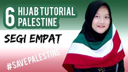 6 Gaya Hijab Palestine Simpel For #Save Palestine #NMY Hijab Tutorials