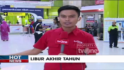 Lonjakan Penumpang di Stasiun Gambir Mulai Meningkat