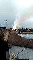 Moradores registram explosão em subestação da Celg em Catalão-w3qWXxV7ezk