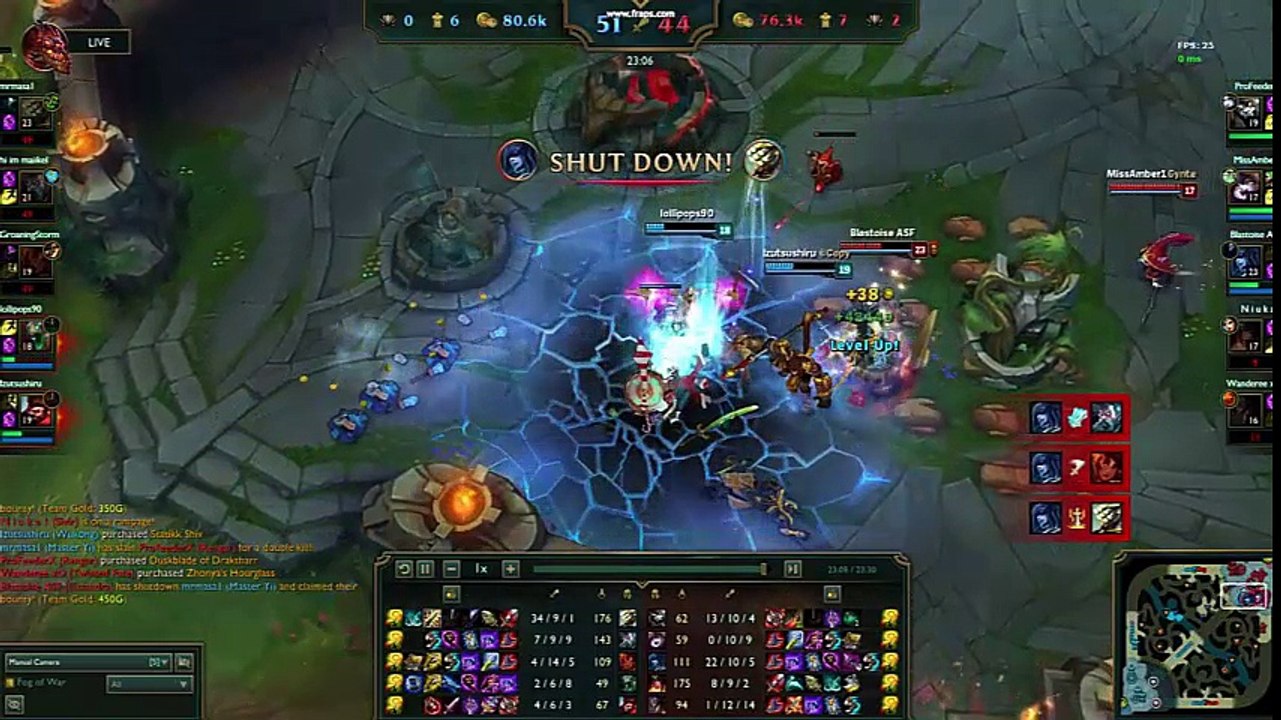 URF 1v5 Pentakills League Of Legends TOP 25