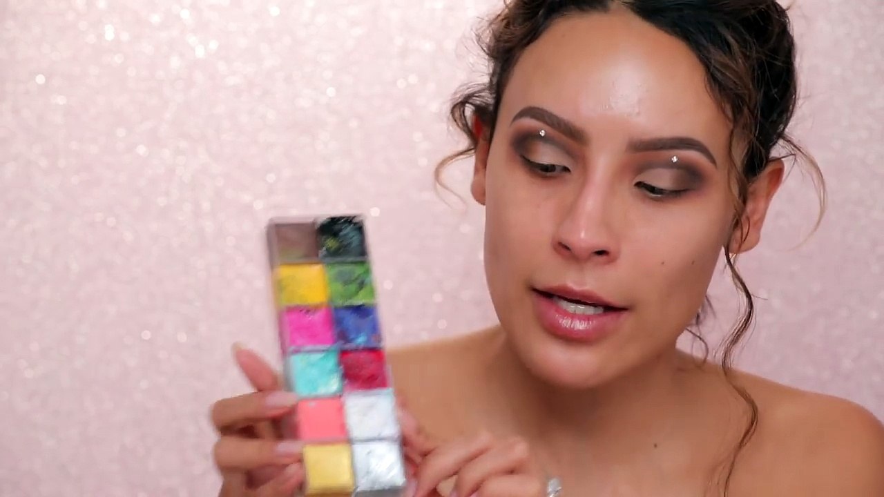 @MILK1422 FACE CHART RECREATION/ WINTER WONDERLAND MAKEUP | DESI PERKINS