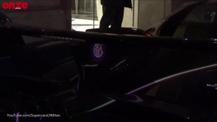 La superbe voiture du président de l'inter aux couleurs du club !