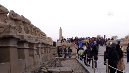 Mısır'daki üç tapınağa kış güneşi vurdu - KAHİRE