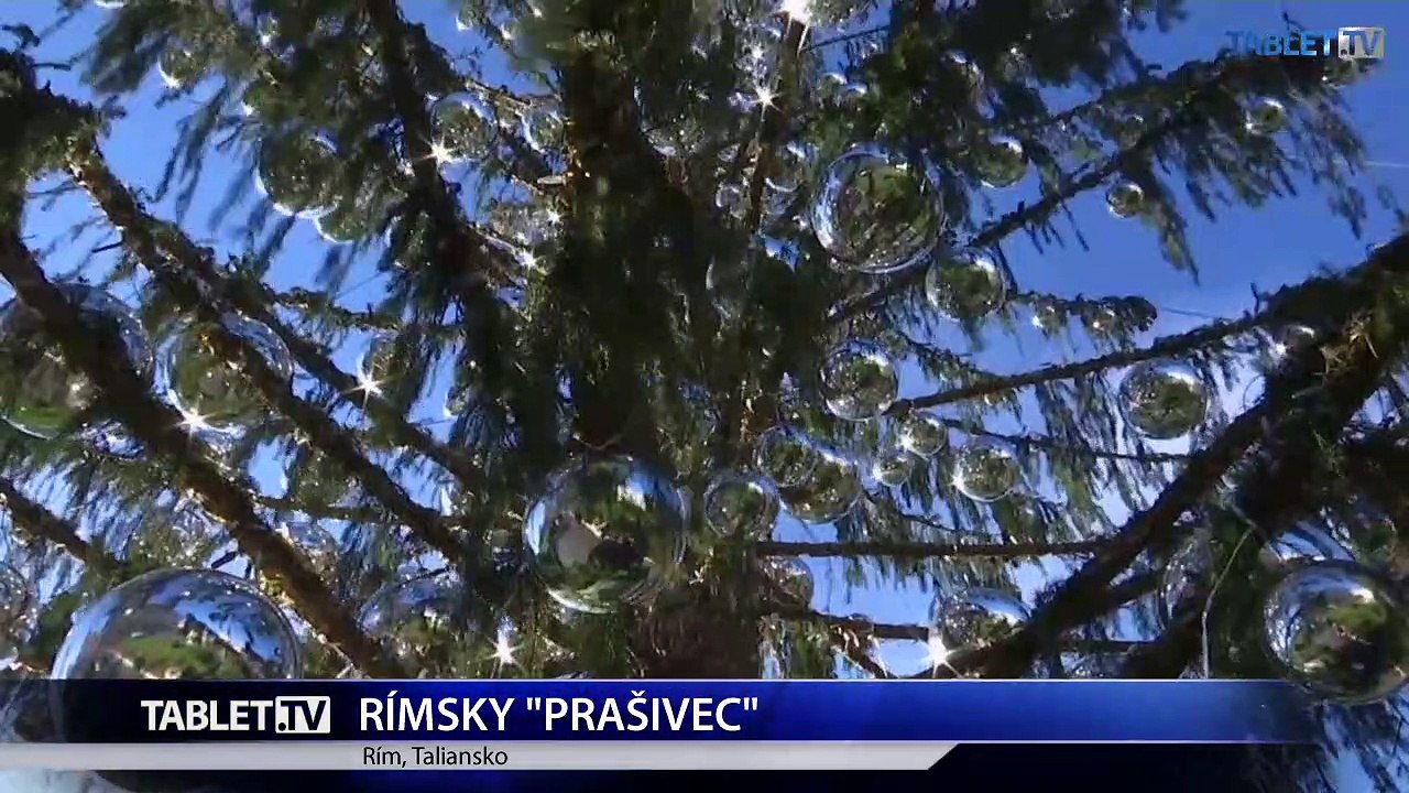 Rimania svoj vianočný stromček v centre mesta nazývajú Prašivec