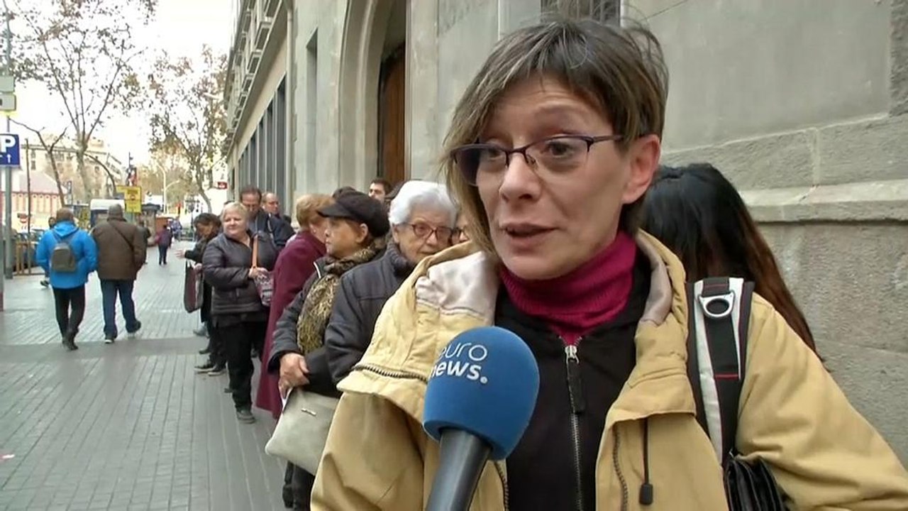 Katalonien: Starker Andrang vor den Wahllokalen