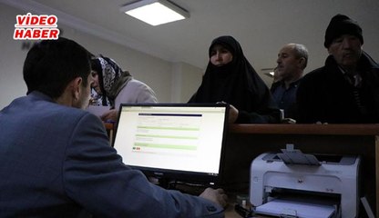 (21 Aralık 2017) HAC KAYITLARI BAŞLADI. VATANDAŞ MÜFTÜLÜK’E AKIN ETTİ
