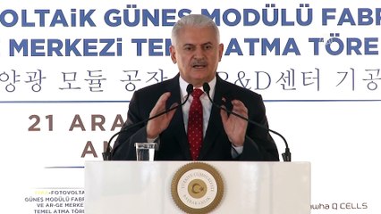 Başbakan Yıldırım: 'Yenilenebilir enerji kaynağımızı yüzde 32'lerin üzerine çıkardık' - ANKARA