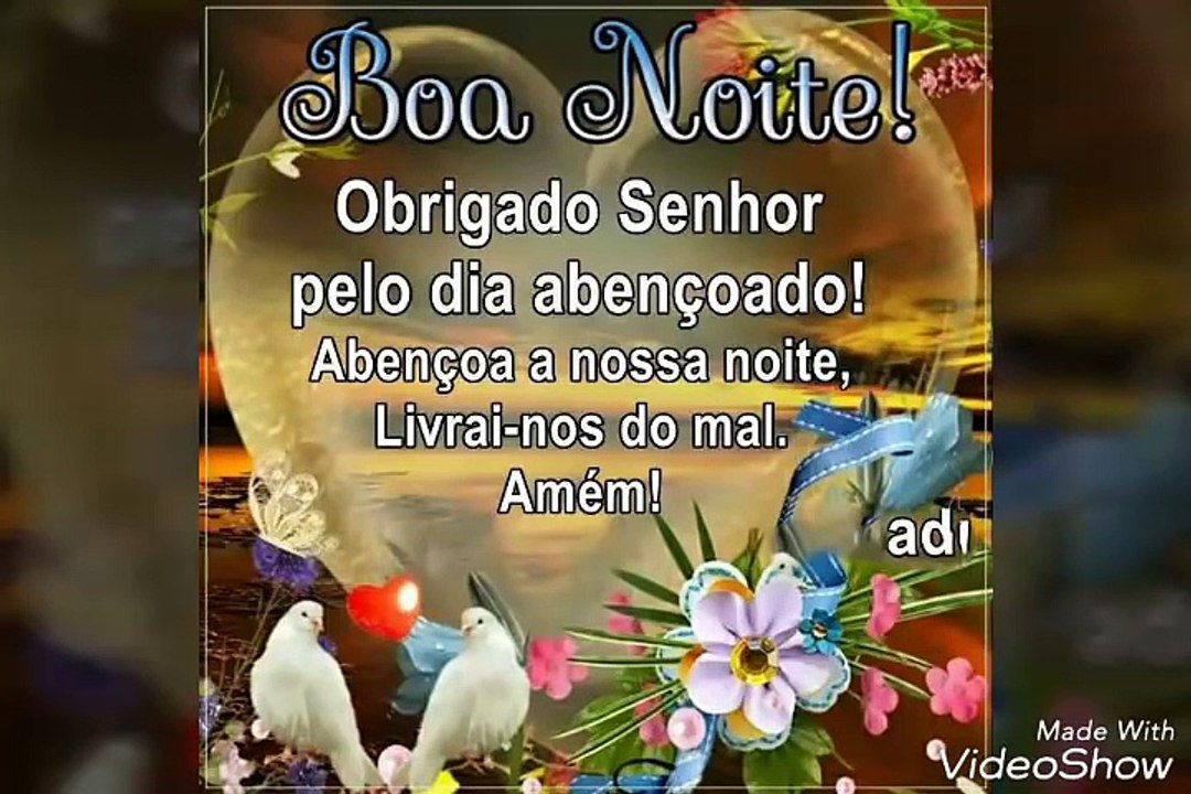 Mensagem de Boa noite - Uma linda e abençoada noite para amigos e família - Vídeo de Boa noite
