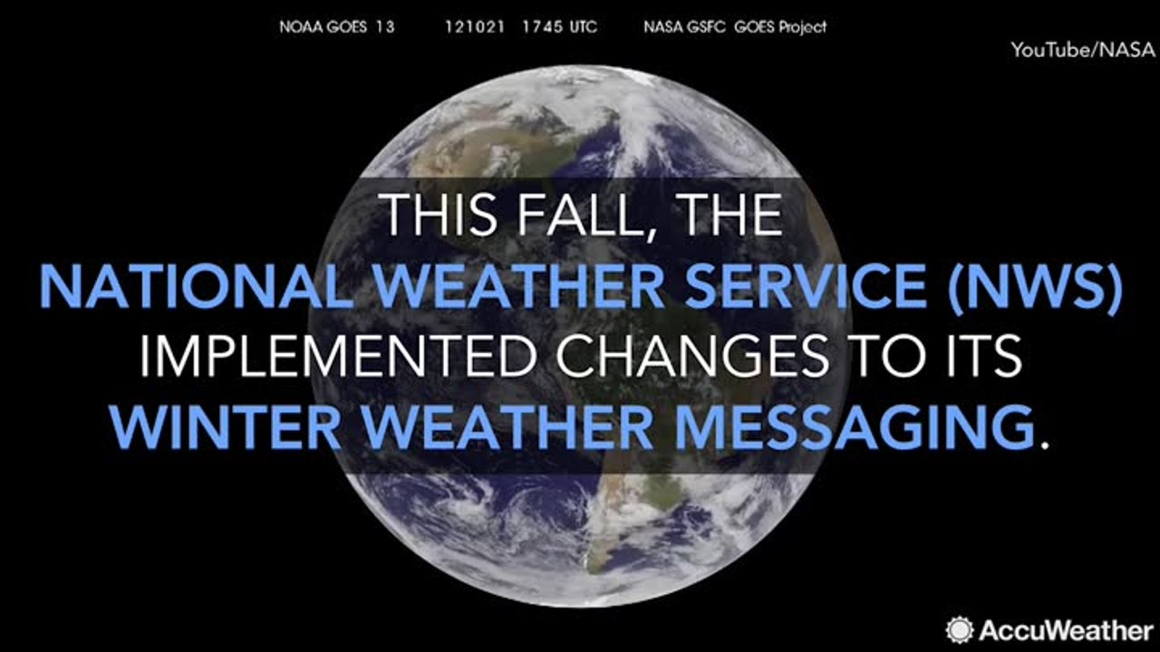 Changes to winter weather advisories to know for 2018