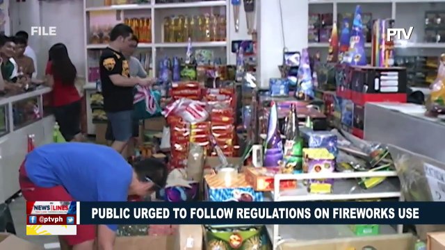 Public urged to follow regulations of fireworks use