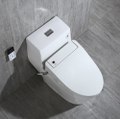 WoodBridge T-0008 Luxury Bidet Toilet, Elongated One Piece Toilet with Advanced Bidet Seat