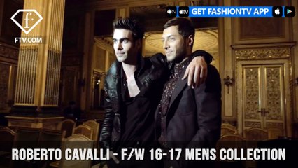Roberto Cavalli Backstage Mens F/W 16-17 Collection in Milan | FashionTV | FTV
