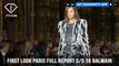 Natalia Vodianova and Natasha Poly Balmain First Look Paris Fashion Week S/S 18| FashionTV | FTV