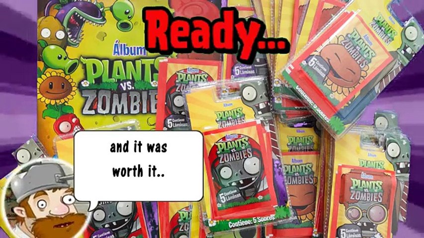 Plants Vs Zombies Real Life Sticker Album Complete Video Dailymotion