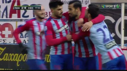 2-0 Ehsan Hajsafi Goal - Panionios 2-0 OFI 21.12.2017