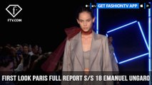 Emanuel Ungaro Marco Colagrossi's S/S 18 Collection Paris Fashion Week First Look  | FashionTV | FTV