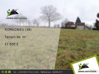 Terrain A vendre Romagnieu - 57 000 Euros